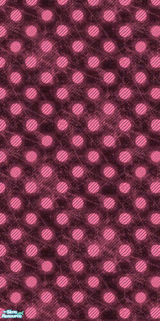 Sims 2 — Girly Polka Dot - Girlywall01 by hells_pardon — Number 1 in a series of 3 wallpapers in Girly Polka Dot in pink.