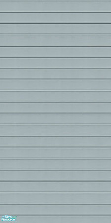 Sims 2 — Curved Blue Siding by Halfcreek — created by Halfcreek