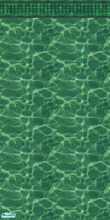 Sims 2 — Liquid Seafoam wall by tamlfra — The decorative border on this wall fits exactly above the water line of your