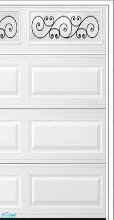 Sims 2 — Mama D\'s WM Garage Door 0001 - Right by mamads32209 — WM Garage Door 0001 Right Panel