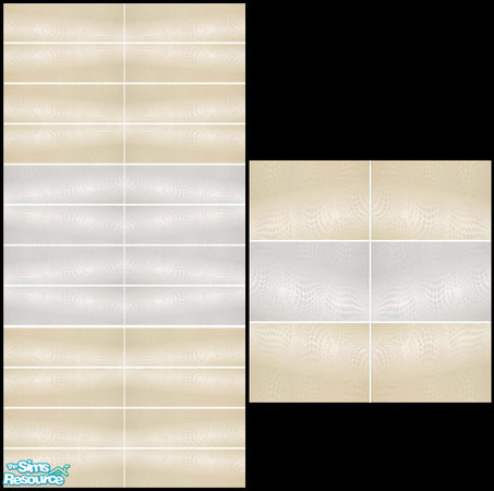 Sims 2 — Romance Yellow wall and floor by Elize-37sims — The wall and floor used in the Yellow recolor of the Romance