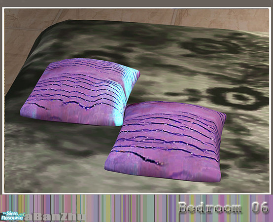 Sims 2 — Huabanzhu Bedroom 06 - pillows - recol-3 by huabanzhu — 