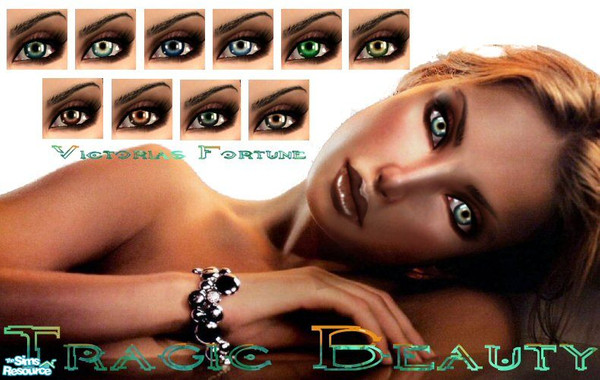 Sims 2 — VF Tragic Beauty-Revisited by fortunecookie1 — I loved my tragic beauty collection but was not happy with the