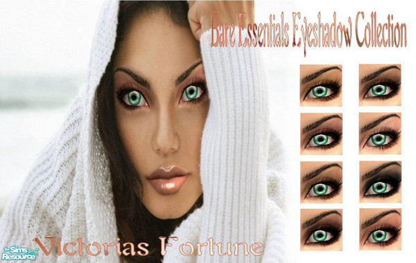 Sims 2 — VF Bare Essentials Eyeshadow Collection by fortunecookie1 — These eyeshadows come in 8 neutral shades for your