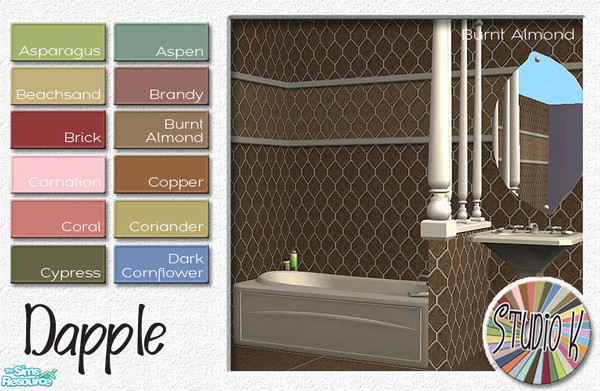 Sims 2 — Studio K Dapple_01 by StudioKhagerks — 