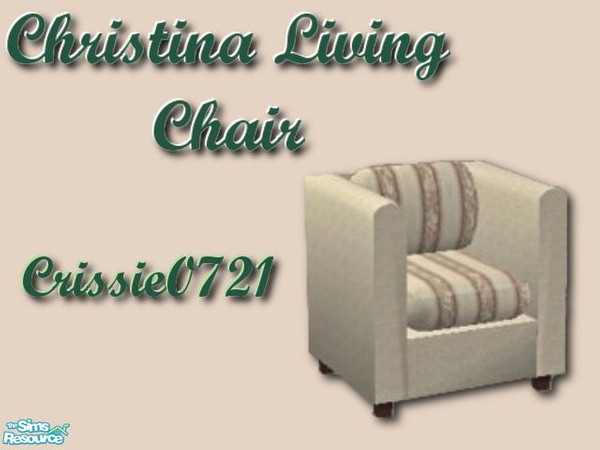 Sims 2 — Christina Living - Chair by Crissie0721 — 