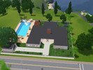 Sims 3 — Peacefull Home * FF by kathx — Interiors: 6 bedrooms; kitchen; study room; 3 bathrooms; living and dining room;