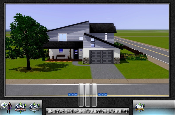 Sims 3 — Scyron Request House #1 by _Sanel_ — Made by Sanel Krupic(Scyron Projects 2009-2010) - Idea by CEQ