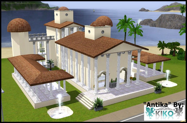 Sims 3 — Antika by kikoklon — Requires The Sims 3 store sets: Olympian Physique and Muse Luxury.