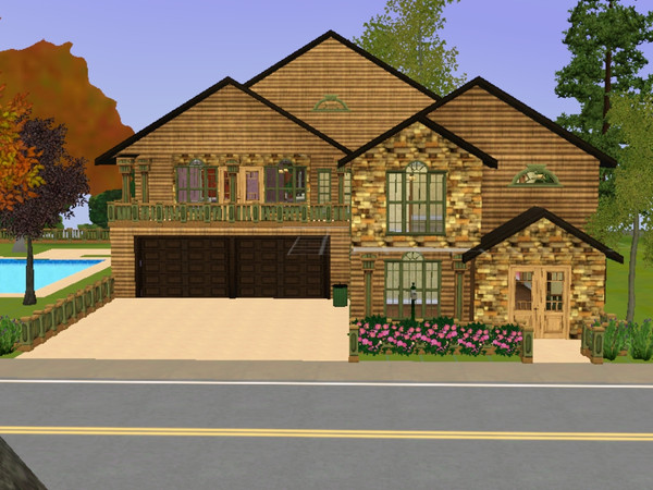 Sims 3 — 682 Willow Street by Alicia_Bridges — 682 Willow Street 4 bedroom and 4 bathroom home. Home features a home