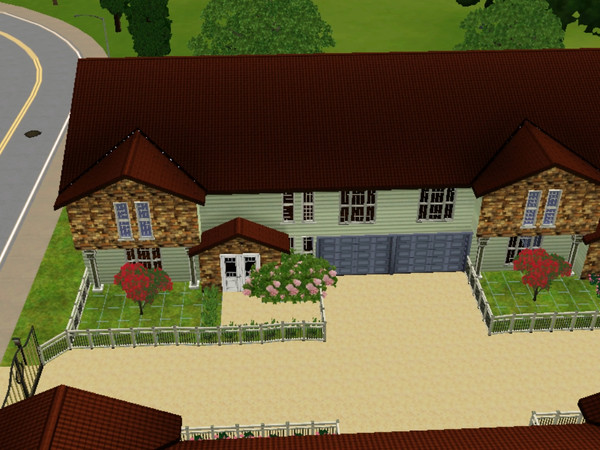 Sims 3 — Cobblestone Villas by Alicia_Bridges — Cobblestone Villa is a villa complex that houses 6 4 bedroom 3 bathroom