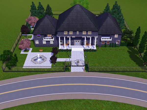 Sims 3 — commodious house by Edyta1991elk — commodious house, 6 bedrooms, 1 bedroom for lackey, every bedroom with