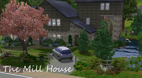 Sims 3 — The Mill House by Birchpath64 — For your country sims! Relax and unwind in your own backyard. This 40x40, 2