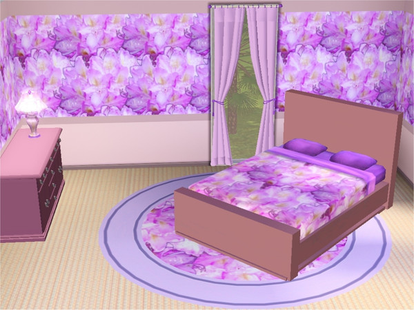 Sims 3 — marcorse_rhododendron pattern by marcorse — A beautiful head of rhododendron blooms was the basis for this