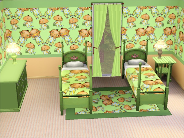 Sims 3 — marcorse_cutiepie pattern by marcorse — Three little cutiepie dolls posing for a fun nursery pattern.