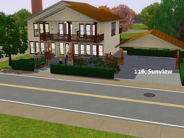 Sims 3 — 116, Sunview by DO5NBR — This pretty home almost invites you to live in. With its 2 bedrooms and its 2 bathrooms