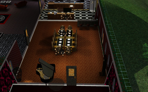 Sims 3 — Dark house 2 by sophie_xxxx — Dark house 2. This is my first house,it is partly goth or that kind of darkness