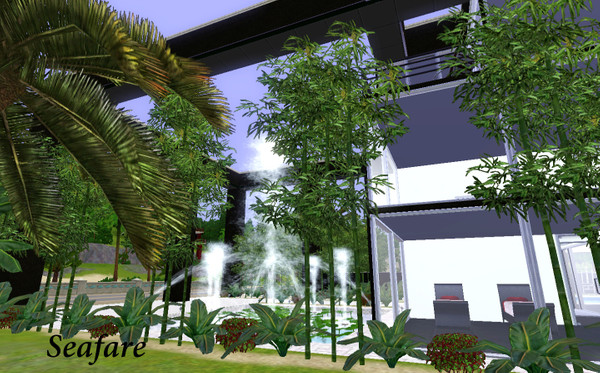 Sims 3 — Seafare by orlov — Spectacular Modern Living with all the best. Sensational 3 story entry with semi-circular