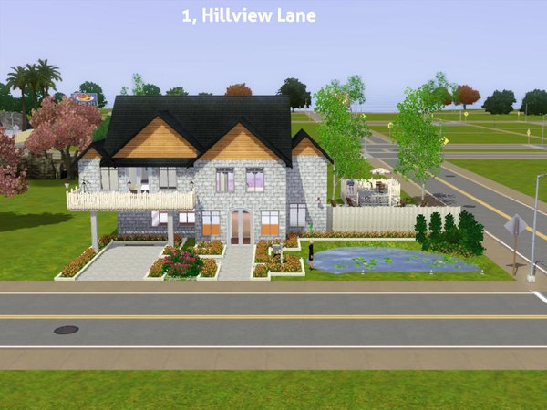 Sims 3 — 1, Hillview Lane by DO5NBR — An amazing little cottage invites to relax. An ideal place for the stressed