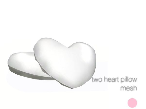Sims 3 — Sweet Two Heart Pillow Mesh by DOT — Sweet Two Heart Pillow Mesh by DOT of The Sims Resource