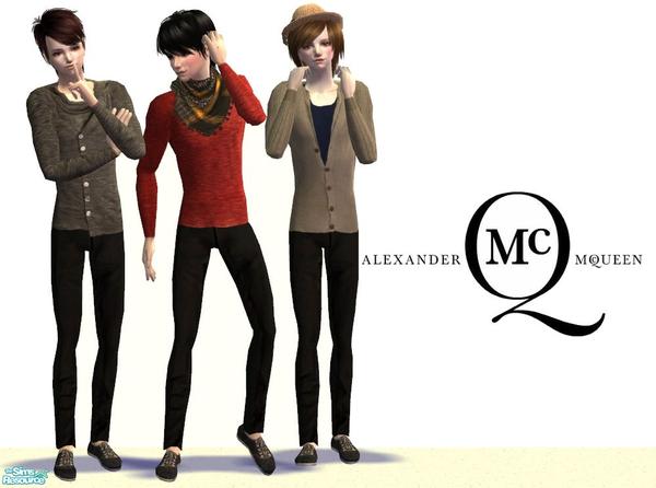 The Sims Resource - Alexander McQueen Collection