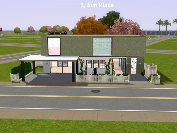 Sims 3 — 3, Sim Place by DO5NBR — This is a comfortable and luxurious home. It has 3 bedrooms, 2 bathrooms, a nice