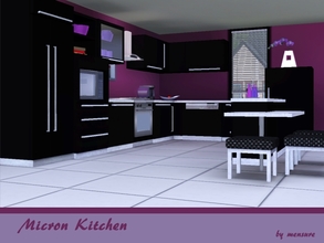 Sims 3 — Micron Kitchen by mensure — Micron Kitchen by mensure. How about a simple and useful kitchen for your Sims? Give