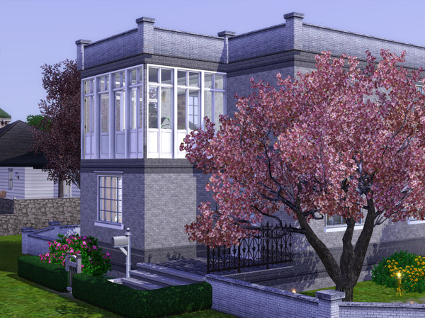 Sims 3 — Riverfront Townhouse by duckeggpie — Riverfront Townhouse is a fully decorated and furnished 3 bedroom home. It