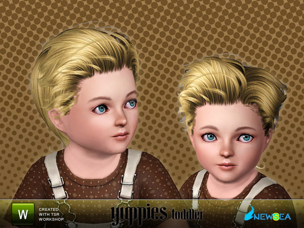 Sims 3 — Newsea Yuppies Toddler Hairstyle by newsea — This hairstyle is for male and female. Works for toddler. All morph