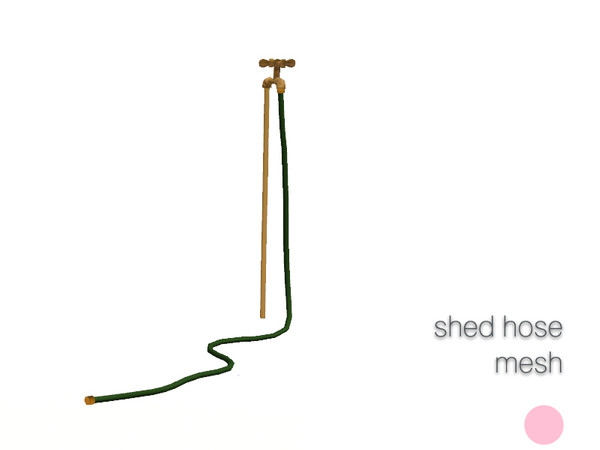Sims 3 — Shed Hose Mesh by DOT — Shed Hose Mesh by DOT of The Sims Resource