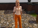 Sims 3 — Orange Clothing Pattern 01 Cody B by codybryant49 — Hey everyone, this creation was gathering dust on my