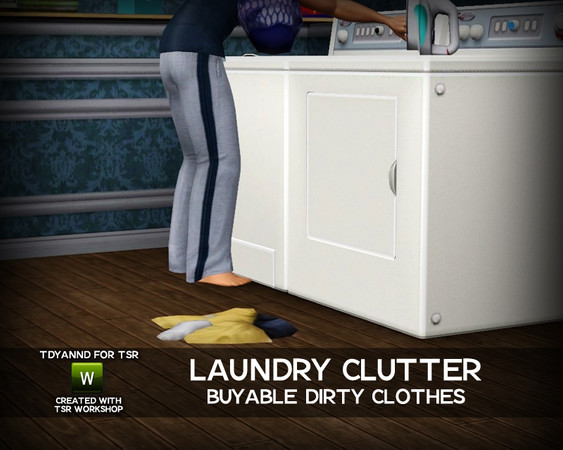 Sims 3 — Buyable Dirty Clothes by tdyannd — Buyable Dirty Clothes are completely dirty, and in order to do away with