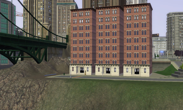 Sims 3 — BRIDGEPORT REVISITED _ Bridgekeep warehouses by erwinsims — The Bridgekeep Warehouses stood abandoned for years