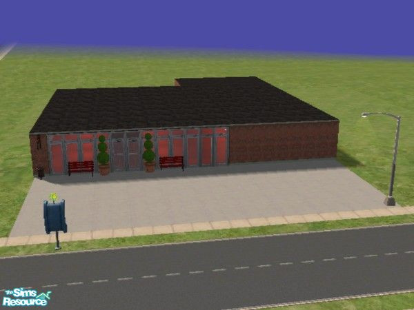 Sims 2 — Dairy Bar by devoted2rusty — This is a little restaurant where all the kids in my hometown hung out at in the