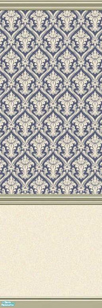 Sims 2 — Subdued Blue 81 by drouinr — We all need a quiet retreat from the hustle and bustle, and these wall coverings