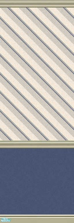 Sims 2 — Subdued Blue 2 by drouinr — We all need a quiet retreat from the hustle and bustle, and these wall coverings are