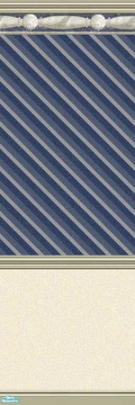 Sims 2 — Subdued Blue 14 by drouinr — We all need a quiet retreat from the hustle and bustle, and these wall coverings