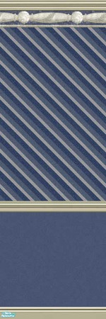 Sims 2 — Subdued Blue 15 by drouinr — We all need a quiet retreat from the hustle and bustle, and these wall coverings