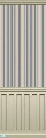 Sims 2 — Subdued Blue 32 by drouinr — We all need a quiet retreat from the hustle and bustle, and these wall coverings