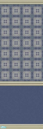 Sims 2 — Subdued Blue 40 by drouinr — We all need a quiet retreat from the hustle and bustle, and these wall coverings