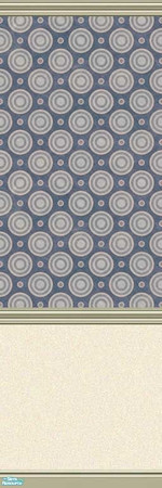 Sims 2 — Subdued Blue 54 by drouinr — We all need a quiet retreat from the hustle and bustle, and these wall coverings