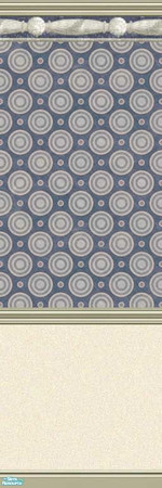 Sims 2 — Subdued Blue 57 by drouinr — We all need a quiet retreat from the hustle and bustle, and these wall coverings