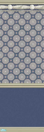 Sims 2 — Subdued Blue 58 by drouinr — We all need a quiet retreat from the hustle and bustle, and these wall coverings