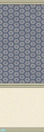 Sims 2 — Subdued Blue 60 by drouinr — We all need a quiet retreat from the hustle and bustle, and these wall coverings