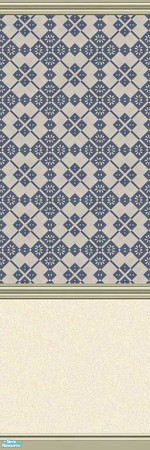 Sims 2 — Subdued Blue 66 by drouinr — We all need a quiet retreat from the hustle and bustle, and these wall coverings