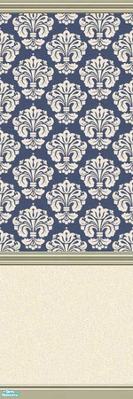 Sims 2 — Subdued Blue 69 by drouinr — We all need a quiet retreat from the hustle and bustle, and these wall coverings