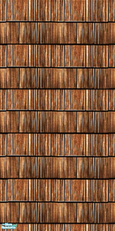 Sims 2 — Dark Shingle Siding by Halfcreek — created by Halfcreek