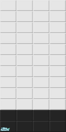 Sims 2 — Simified - black and white tile by eradicus — matches my black or white floor tiles