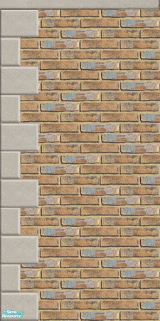 Sims 2 — Simified - antique gold - part 4 by eradicus — part of a 9 piece wall set