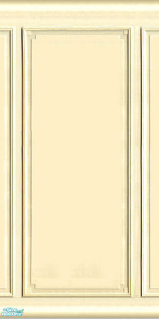 Sims 2 — Cream Paneling by Halfcreek — created by Halfcreek